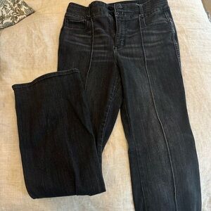 White House Black Market Black Straight Leg Jeans